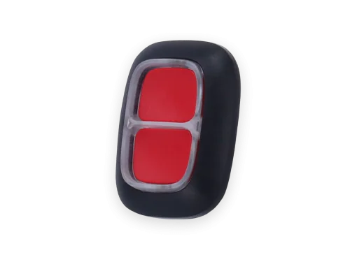 Botón de pánico Ajax DoubleButton con tecnología de doble pulsación anti-falsas alarmas