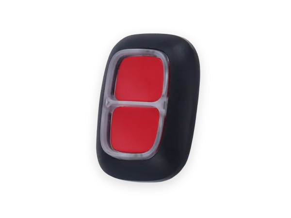 Botón de pánico Ajax DoubleButton con tecnología de doble pulsación anti-falsas alarmas