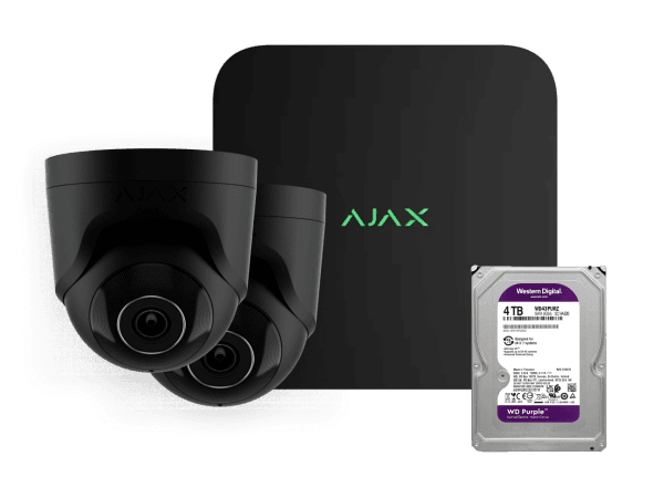 Sistema seguridad adaptable hogar, Videovigilancia Ajax 8Ch + IA