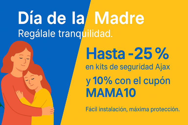 Promoción Kit alarma Ajax Día de la Madre