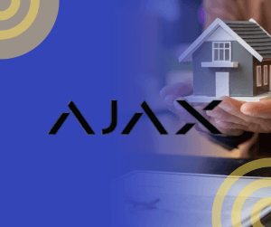 Comparativa visual entre sensor de movimiento Ajax MotionProtect y detector de rotura de cristal Ajax GlassProtect