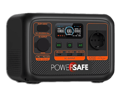 Estación de energía portátil 300W y puertos múltiples para exteriores y emergencias